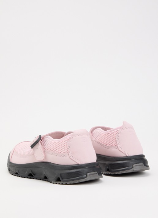 Salomon RX Marie-Jeanne sneaker van mesh met leren details - achterkant lichtroze