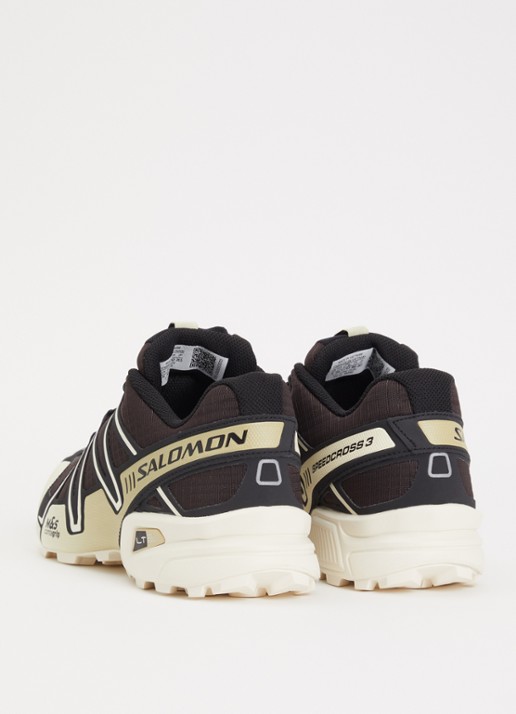 Salomon Speedcross 3 sneaker met details van mesh - achterkant 4 zwart