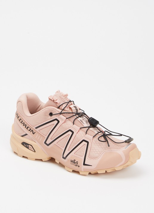 Salomon Speedcross 3 sneaker met mesh details - voorkant 4 oudroze