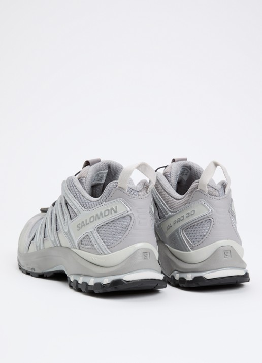 Salomon XA Pro 3D sneaker met details van mesh - achterkant 6 grijs