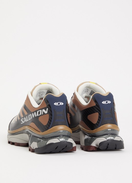 Salomon XT-4 OG sneaker met details van mesh - achterkant bruin