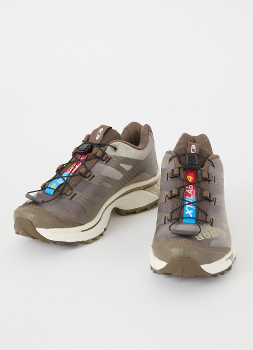 Salomon XT-4 OG sneaker met mesh details - detail 3 olijfgroen