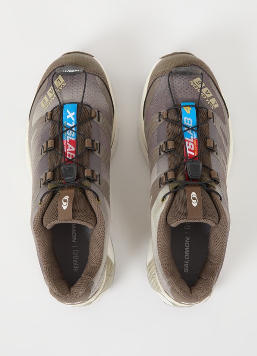 Salomon XT-4 OG sneaker met mesh details - detail 4 olijfgroen