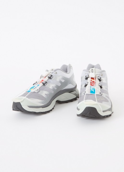 Salomon XT-4 OG sneaker met mesh details - detail 3 zilver