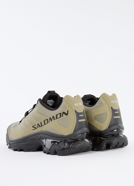 Salomon XT-4 OG sneaker met mesh details - achterkant mosgroen
