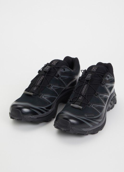 Salomon XT-6 Gore-Tex sneaker met mesh details - detail 2 zwart