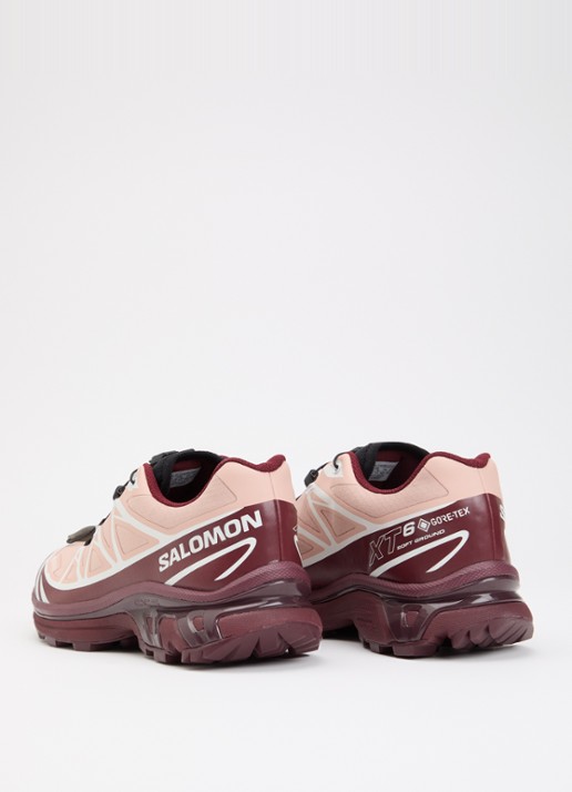 Salomon XT-6 GTX sneaker met mesh details - achterkant 9 bordeauxrood