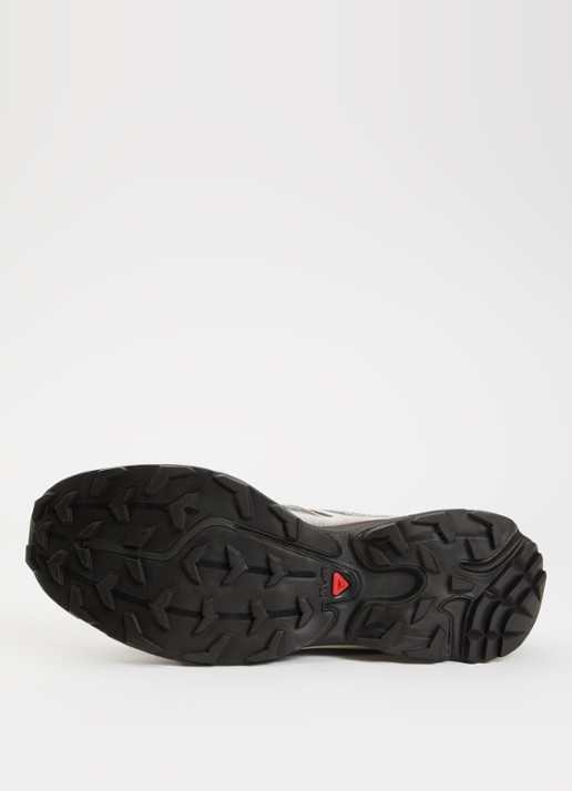 Salomon XT-6 Shadow sneaker met gebreid bovenwerk en logo - detail 4 kastanjebruin