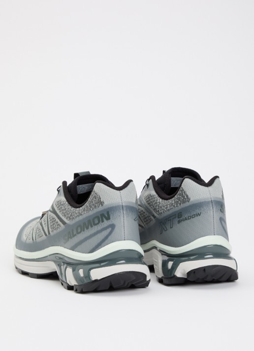 Salomon XT-6 Shadow sneaker met gebreid bovenwerk en logo - achterkant 5 grijs