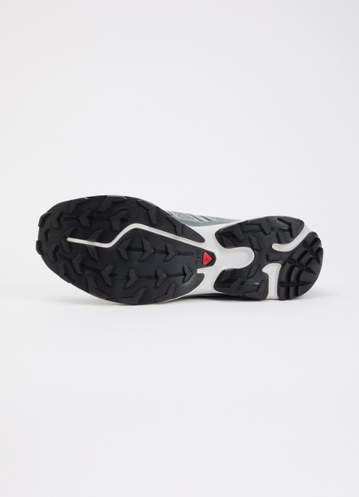 Salomon XT-6 Shadow sneaker met gebreid bovenwerk en logo - detail 4 grijs