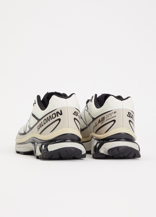 Salomon XT-6 sneaker met details van mesh - achterkant 5 vanillegeel