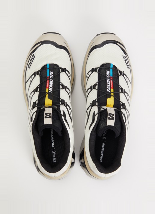 Salomon XT-6 sneaker met details van mesh - detail 3 vanillegeel