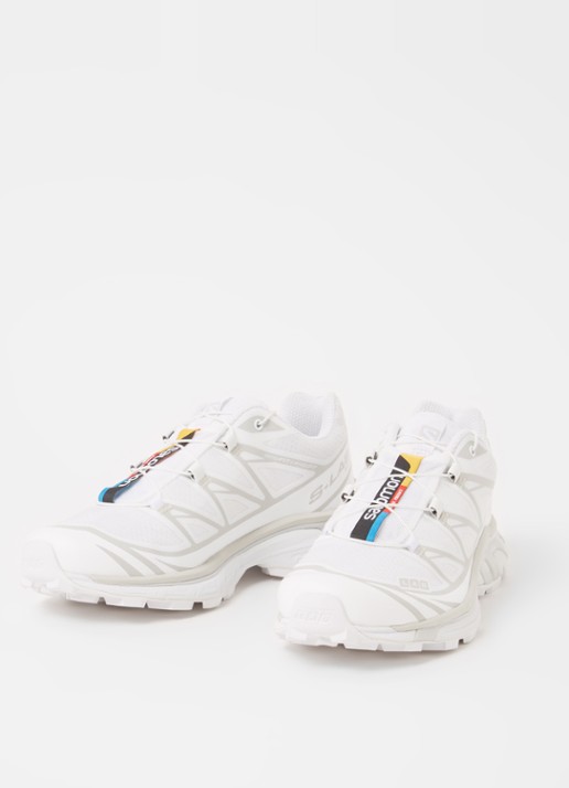 Salomon XT-6 sneaker met mesh details  - detail 2 wit