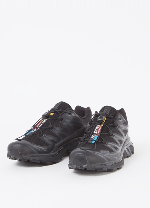 Salomon XT-6 sneaker met mesh details  - detail 2 zwart