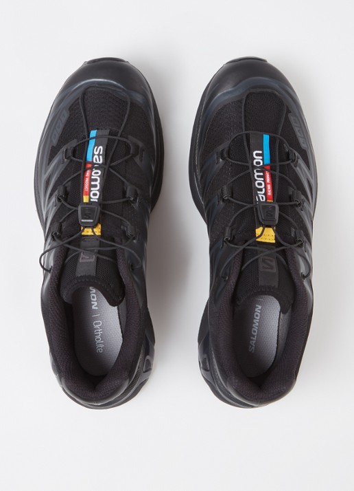Salomon XT-6 sneaker met mesh details  - detail 4 zwart