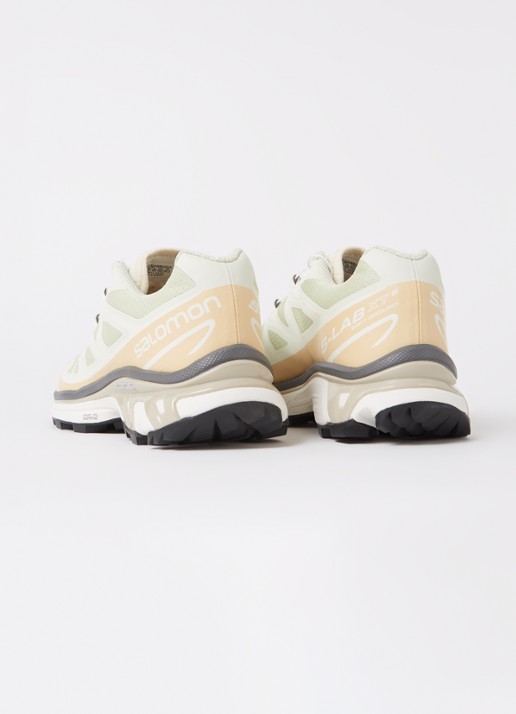 Salomon XT-6 sneaker met mesh details  - detail 2 lindegroen