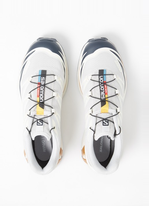 Salomon XT-6 sneaker met mesh details  - detail 4 lichtgrijs