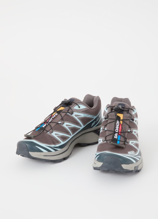 Salomon XT-6 sneaker met mesh details - detail 2 bruin