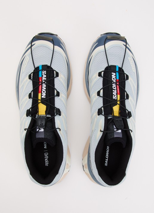 Salomon XT-6 sneaker met mesh details - detail 2 lichtblauw