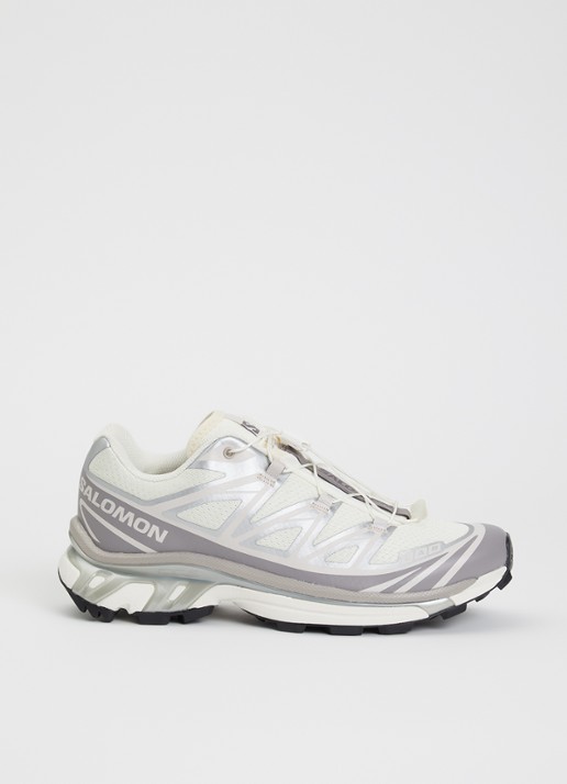 Salomon XT-6 sneaker met mesh details - voorkant 4 vanillegeel