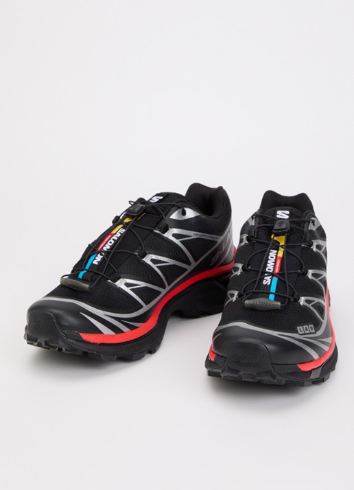 Salomon XT-6 sneaker met mesh details - detail zwart