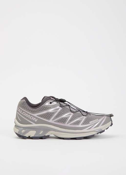 Salomon XT-6 Steel Streets sneaker van mesh met metallic details