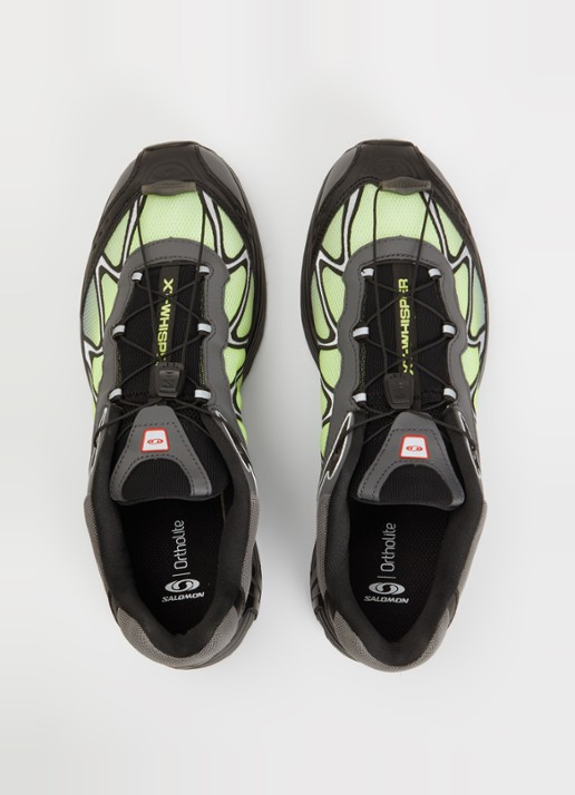 Salomon XT-6 Whisper sneaker met mesh details en logo - detail 2 donkergrijs