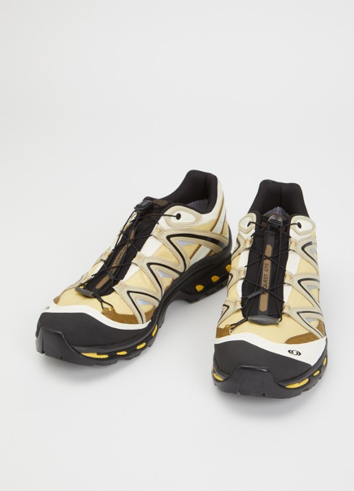 Salomon XT-Quest GTX sneaker met logo - detail geel