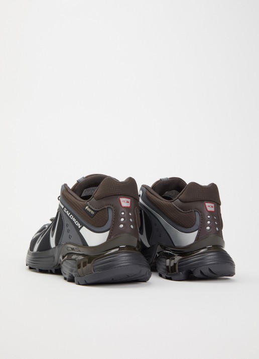 Salomon XT-Whisper Gore-Tex sneaker met mesh details - achterkant 5 donkerbruin