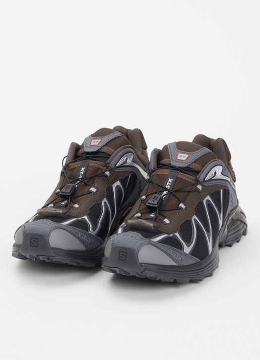 Salomon XT-Whisper Gore-Tex sneaker met mesh details - detail 2 donkerbruin