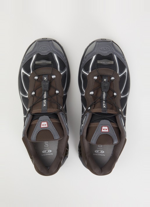 Salomon XT-Whisper Gore-Tex sneaker met mesh details - detail 3 donkerbruin