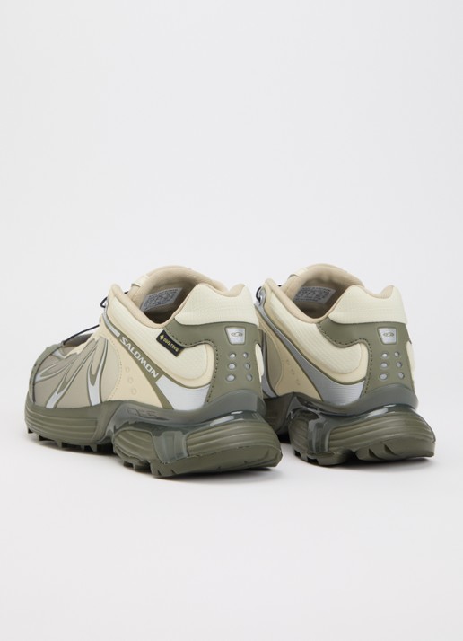Salomon XT-Whisper Gore-Tex sneaker met metallic details - achterkant 5 bronsgroen