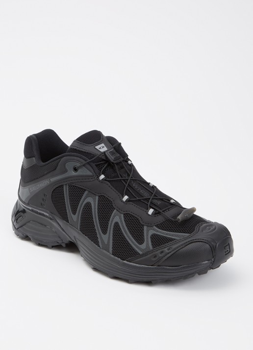 Salomon XT-Whisper sneaker met mesh details - voorkant zwart