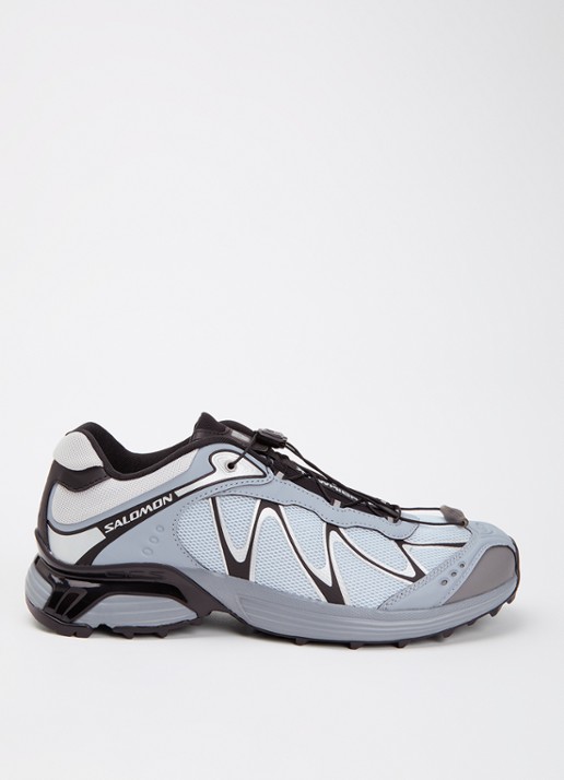 Salomon XT-Whisper sneaker van mesh met metallic details - voorkant lichtblauw