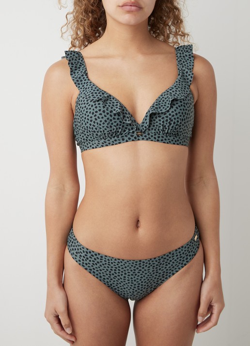 Sam Friday Cape voorgevormde bikinitop met beugel - voorkant 2 olijfgroen