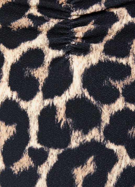 Sam Friday Keanu badpak met panterprint - detail 4 zand