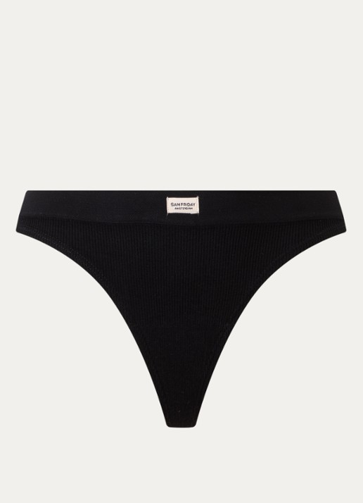 Sam Friday Lucy string met ribstructuur