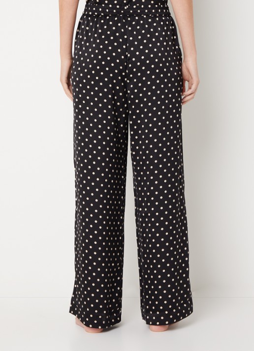Sam Friday Pyjamatop van satijn met kant details - achterkant 3 multicolor