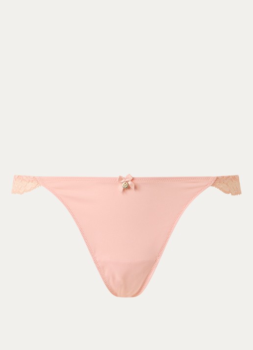 Sam Friday Tia string van kant - voorkant 4 roze