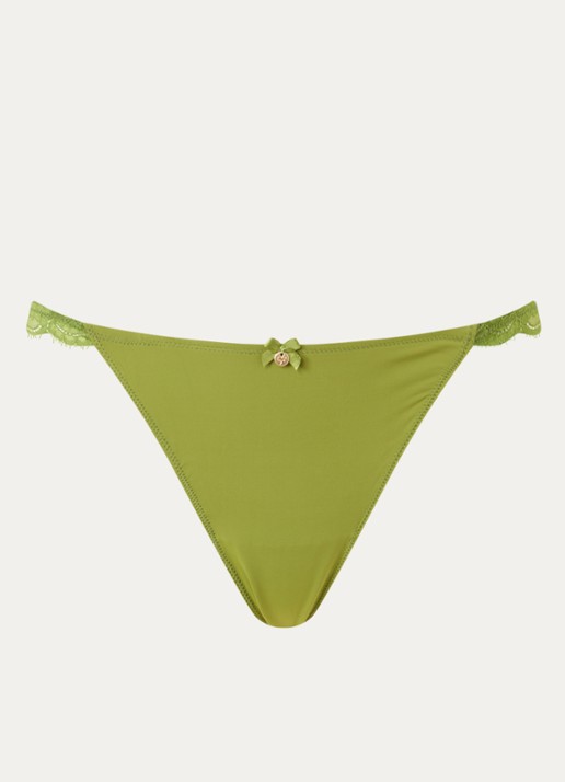 Sam Friday Tia string van kant - voorkant groen