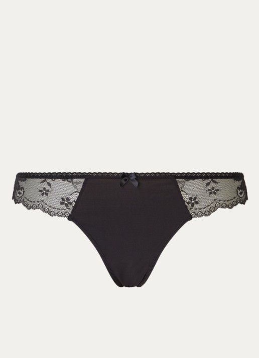 Sam Friday Vida tanga met kant - voorkant 4 zwart