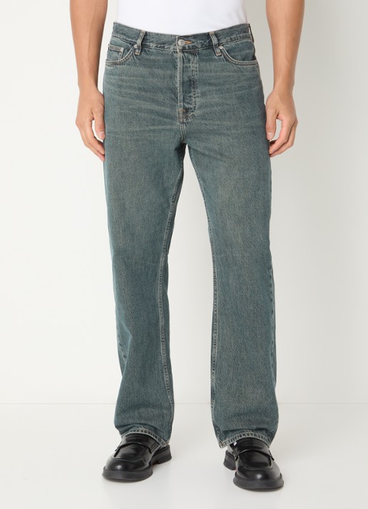 SAMSØE SAMSØE Eddie straight leg jeans met medium wassing