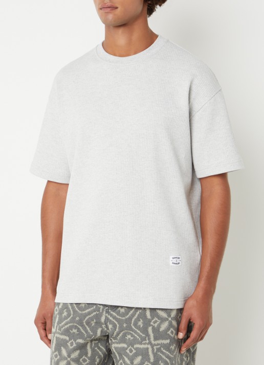 SAMSØE SAMSØE Jason T-shirt met structuur