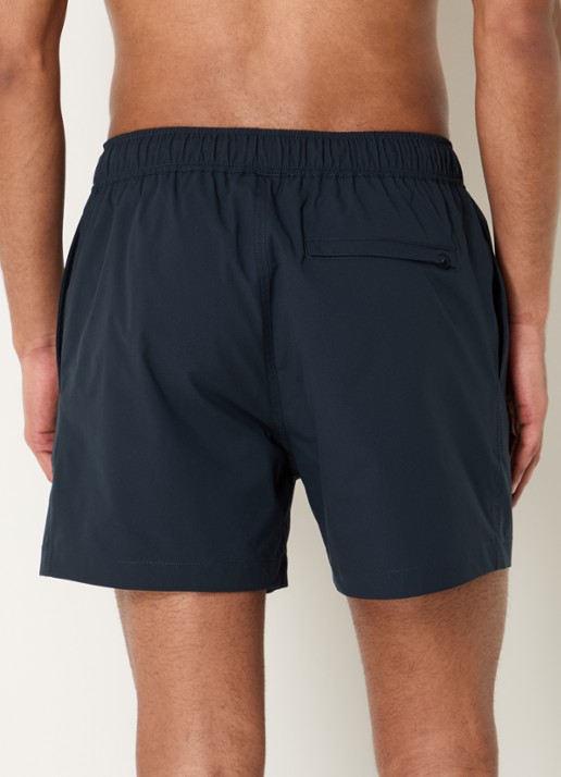 SAMSØE SAMSØE Moses zwemshorts met logo - achterkant 4 donkerblauw