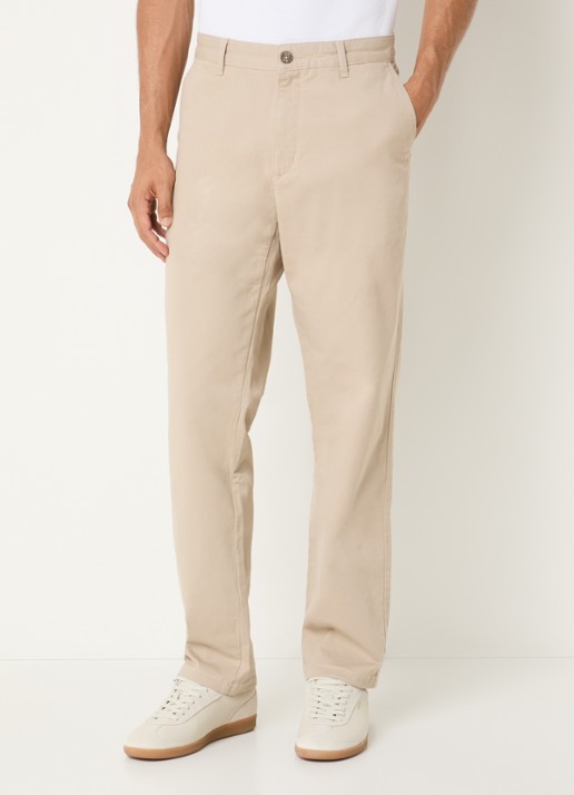 SAMSØE SAMSØE Saboris straight fit chino met steekzakken - detail 4 beige