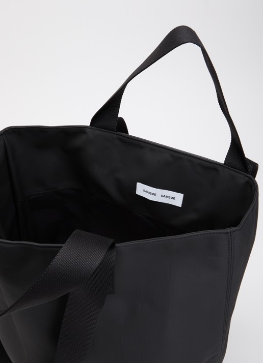 SAMSØE SAMSØE Saemil shopper met waterafstotende coating - detail 2 zwart