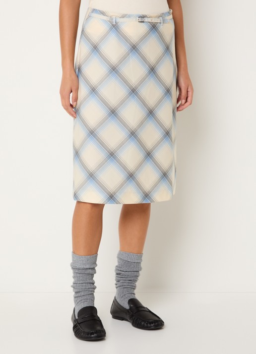 SAMSØE SAMSØE Sapalm midi rok met print