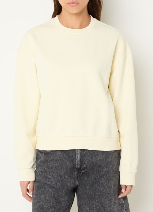 SAMSØE SAMSØE Savan sweater met logoborduring