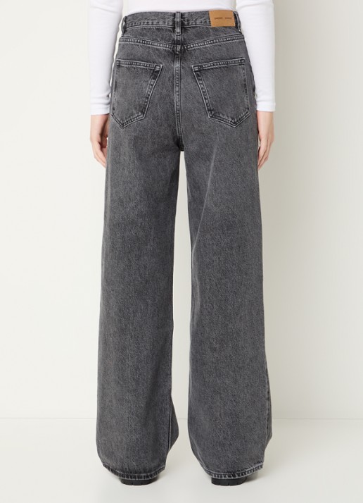 SAMSØE SAMSØE Rebecca loose fit jeans met gekleurde wassing - achterkant 5 antraciet