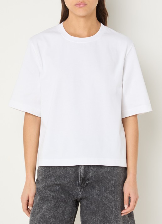 SAMSØE SAMSØE Saabby T-shirt  - detail 3 wit